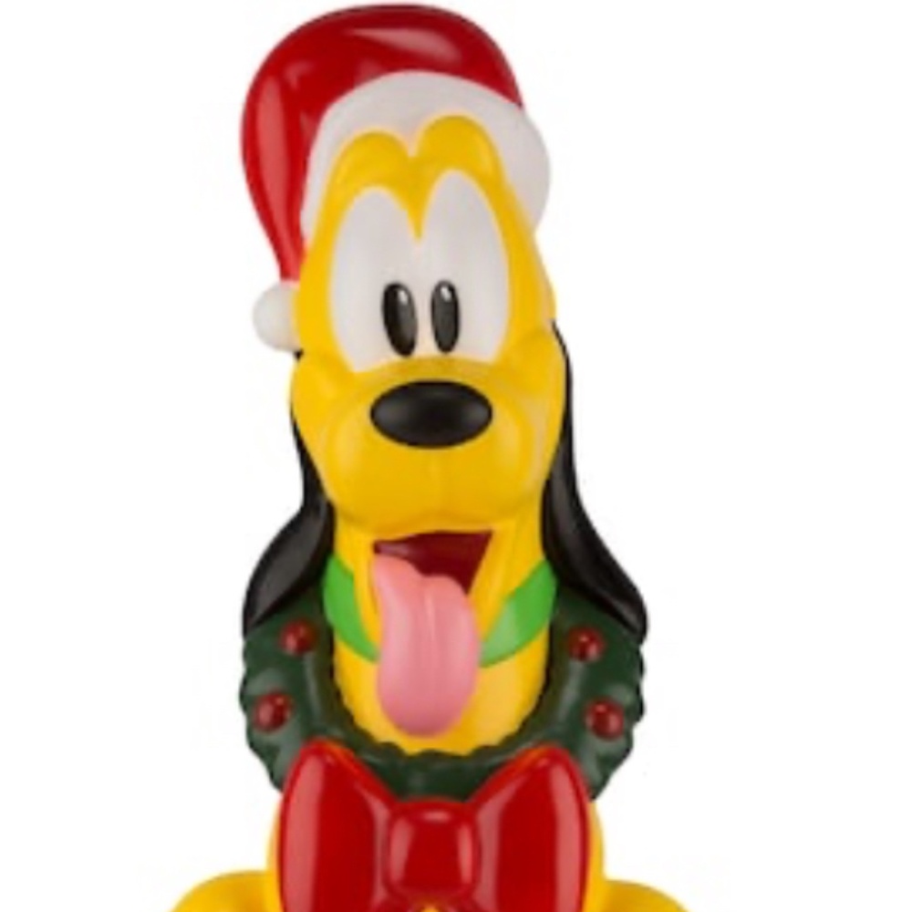 Disney Pluto Lighted Blow Mold Christmas